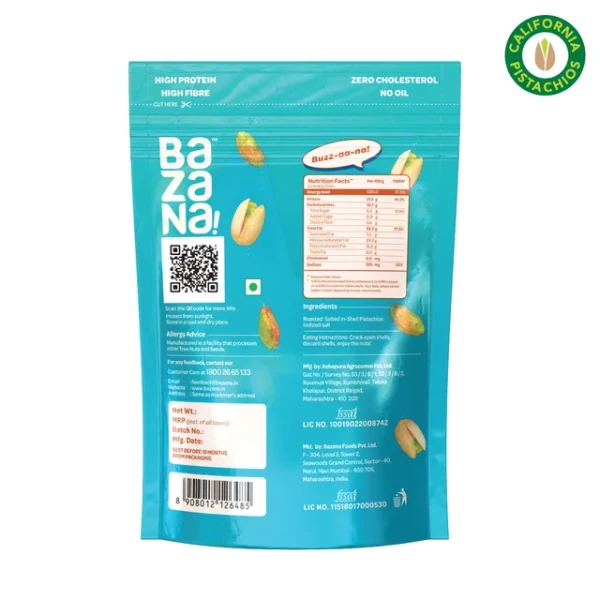 Salted Pista 250 G