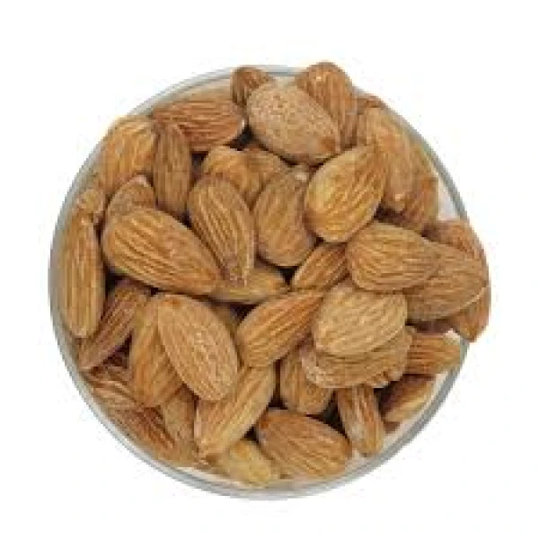 Saffron almonds roasted and salted