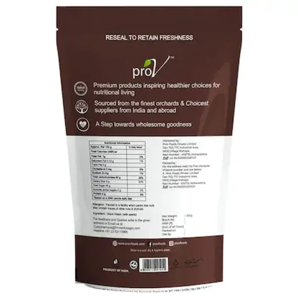 Black Raisins Prov V