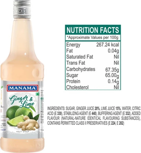 MANAMA GINGER & LIME